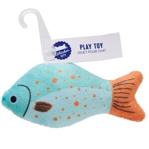 🆕 Whisker City Plush Fish Cat Toy